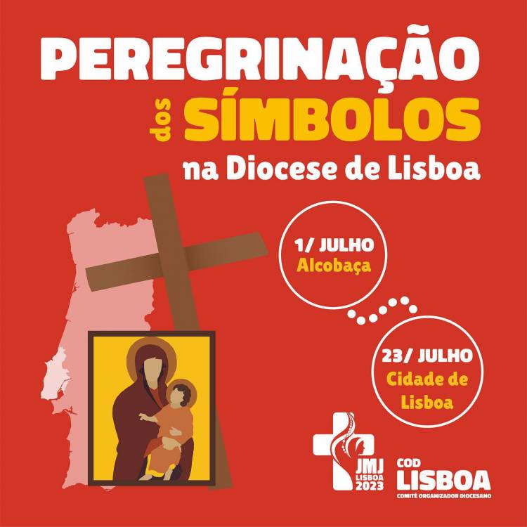 PEREGRINAÇÃO DOS SÍMBOLOS DA JMJ